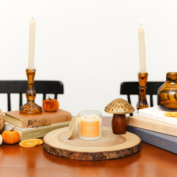 Pumpkin + Spices Soy Candle | Limited Release - Calyan Wax Co.