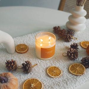 Pumpkin + Spices Soy Candle | Limited Release - Calyan Wax Co.