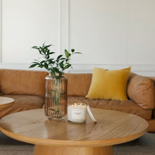 Load image into Gallery viewer, Rosewood + Amber 3 - Wick Clear Glass Tumbler Soy Candle - Calyan Wax Co.