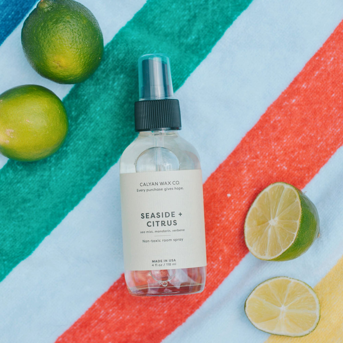 Seaside + Citrus Non - Toxic Room Spray - Calyan Wax Co.