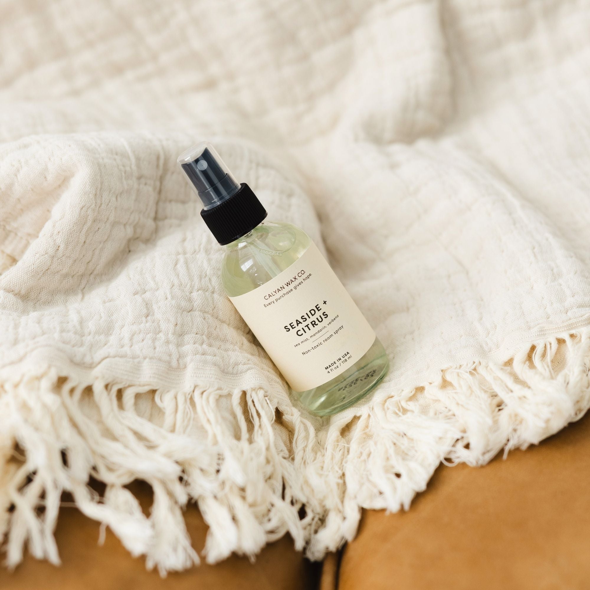 4 Oz. Non-Toxic Room Spray | Seaside + Citrus | Made in the USA