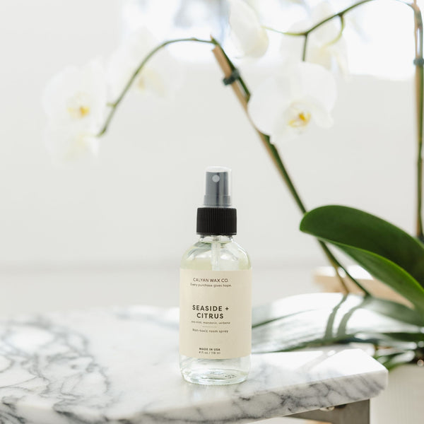 Seaside + Citrus Non - Toxic Room Spray - Calyan Wax Co.