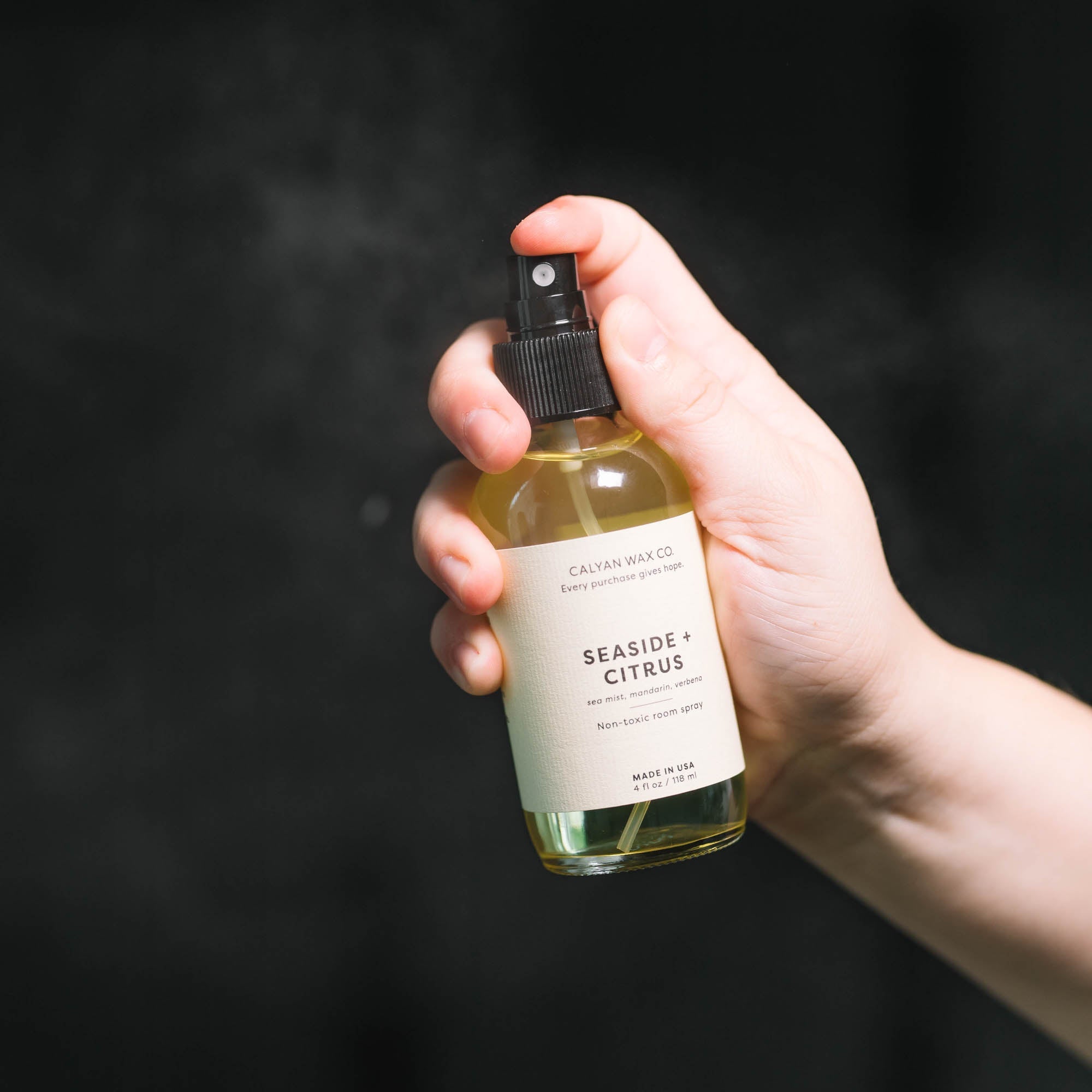 Seaside + Citrus Non - Toxic Room Spray - Calyan Wax Co.