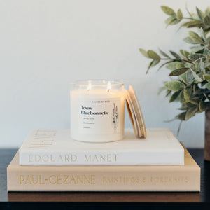 Texas Bluebonnet Glass Tumbler Soy Candle | Seasonal Fragrance - Calyan Wax Co.