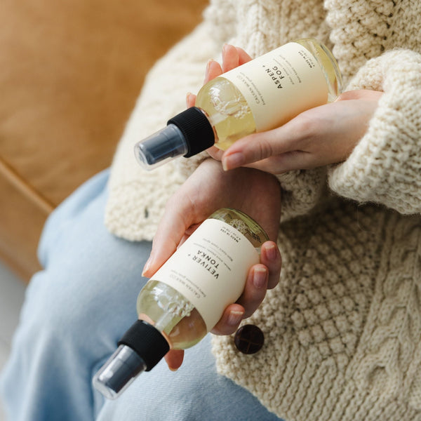Vetiver + Tonka Non - Toxic Room Spray - Calyan Wax Co.