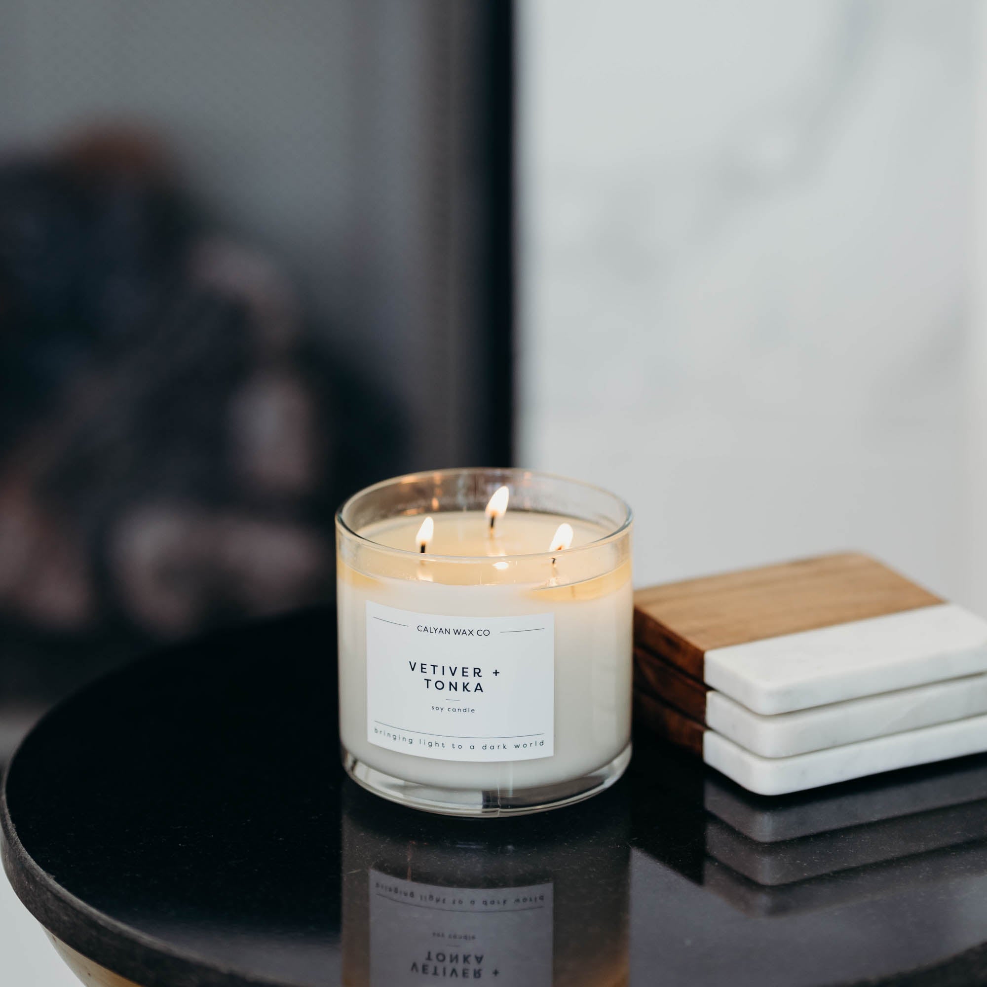 Serene Massage Candle - Vetiver, Cardamom with Black Pepper & Vanilla –  Little Flower Soap Co