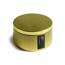 Load image into Gallery viewer, Aspen + Fog Gold Metal Tin Soy Candle