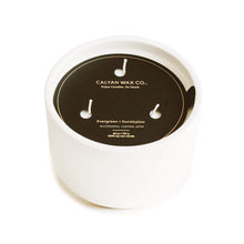 Load image into Gallery viewer, Evergreen + Eucalyptus 3-Wick Ceramic Soy Candle