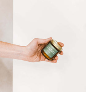 Mini Evergreen + Eucalyptus Amber Jar