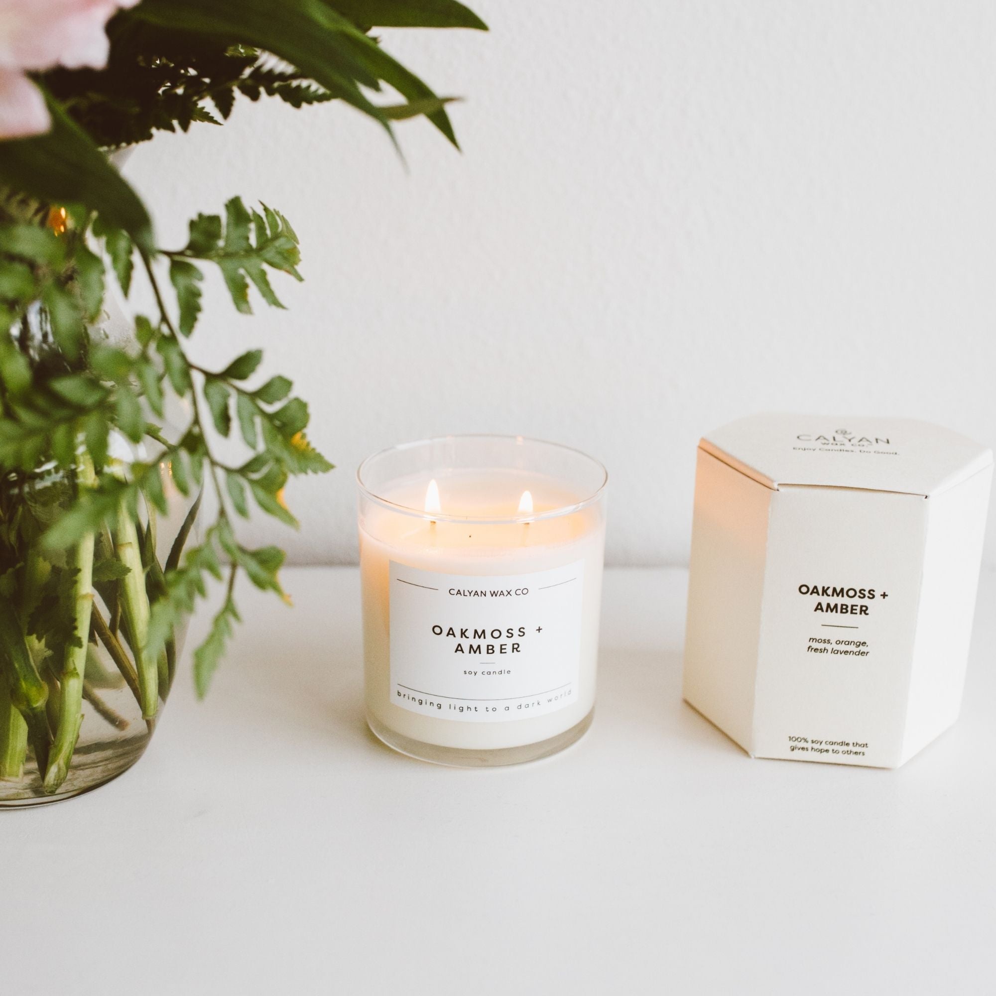 3 Earthy-Scented Soy Candles, 110 Hours Of Scent